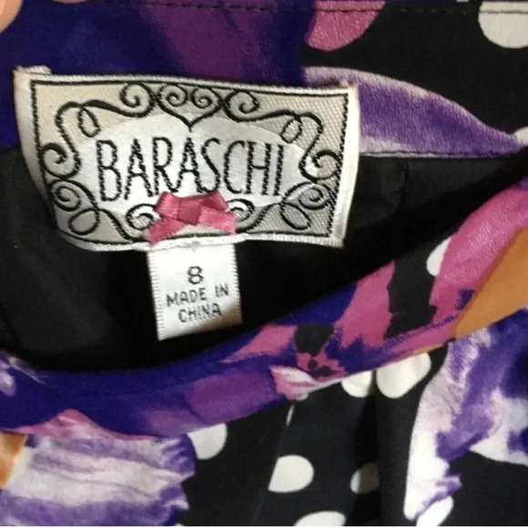 Anthropologie Yoana Baraschi Floral Polka Dot Beryl Pencil Skirt Size 8 Medium M - Picture 7 of 8